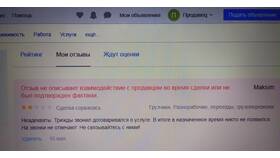 Как дополнить отзыв о продавце на Авито в Пальметта