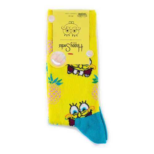 Носки Happy Socks Fineapple Surprise разноцветные 36-40 в Пальметта