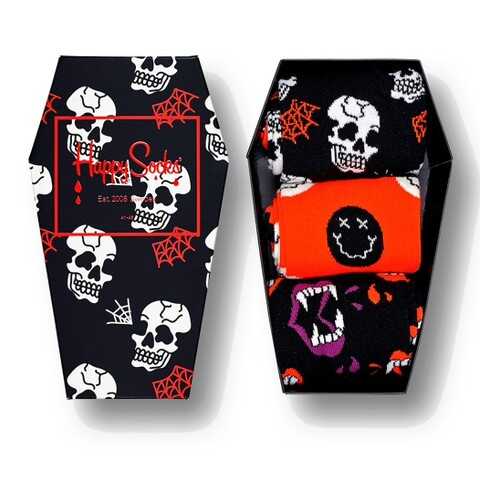 Носки Happy Socks Halloween 3-Pack Gift Box разноцветные 40-46 в Пальметта