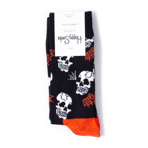 Носки Happy Socks Halloween Skull разноцветные 40-46 в Пальметта