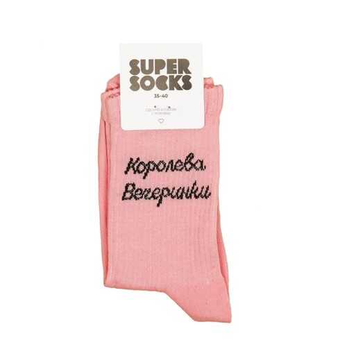 Носки женские Super Socks Koroleva Vecherinki розовые 36-40 в Пальметта