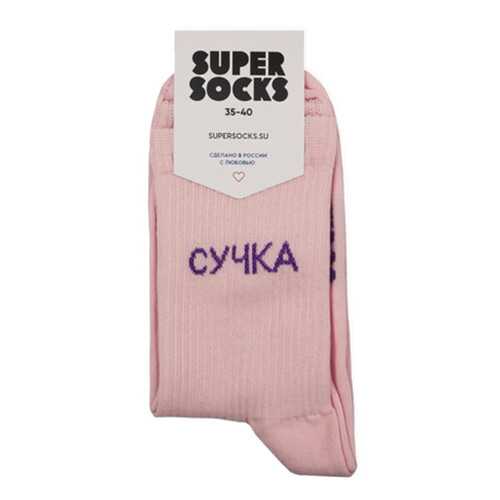 Носки женские Super Socks Suchka розовые 36-40 в Пальметта