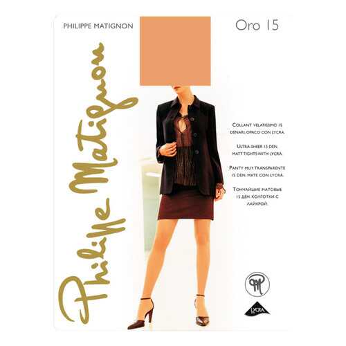 Колготки Philippe Matignon ORO 15 / Playa Nature (Светло-телесный) / 4 (L) в Пальметта