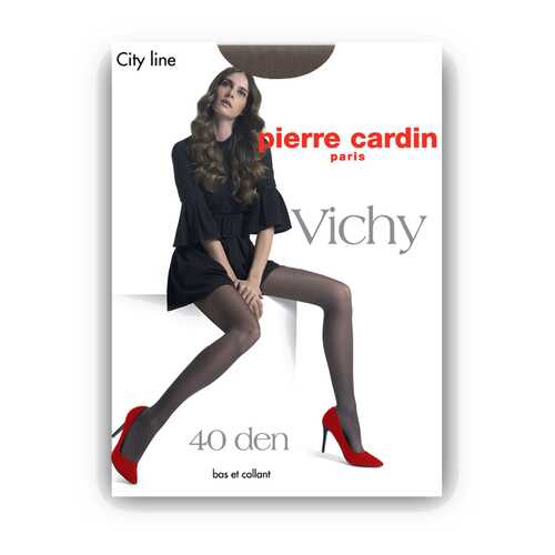 Колготки женские Pierre Cardin VICHY 40 серо-телесные 5 (XL) в Пальметта